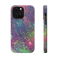 Glow Garden MagSafe iPhone Case – Abstract Art Design, Shockproof for iPhone 14–17 Pro & Pro Max