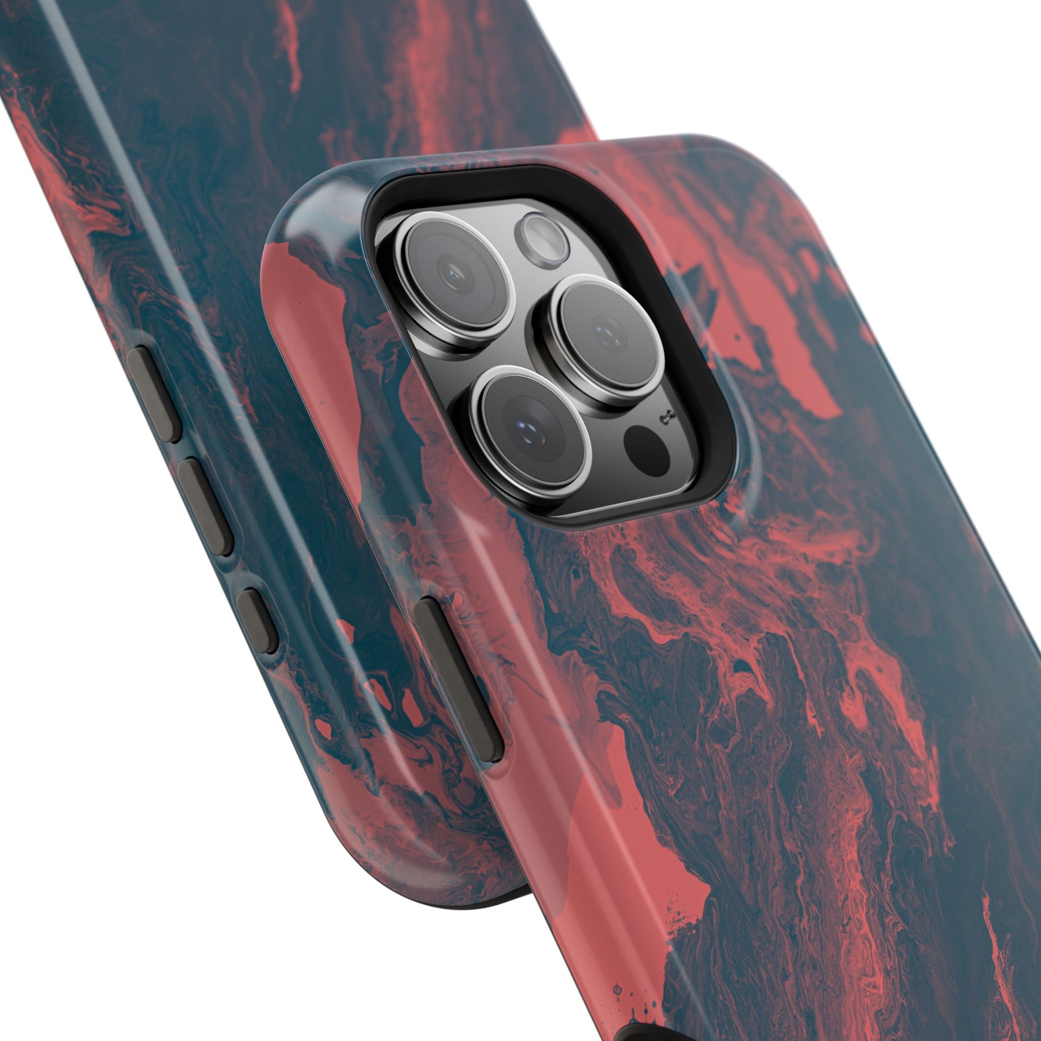 Eclipse Collapse X MagSafe iPhone Case – Abstract Art Design, Shockproof for iPhone 14–17 Pro & Pro Max
