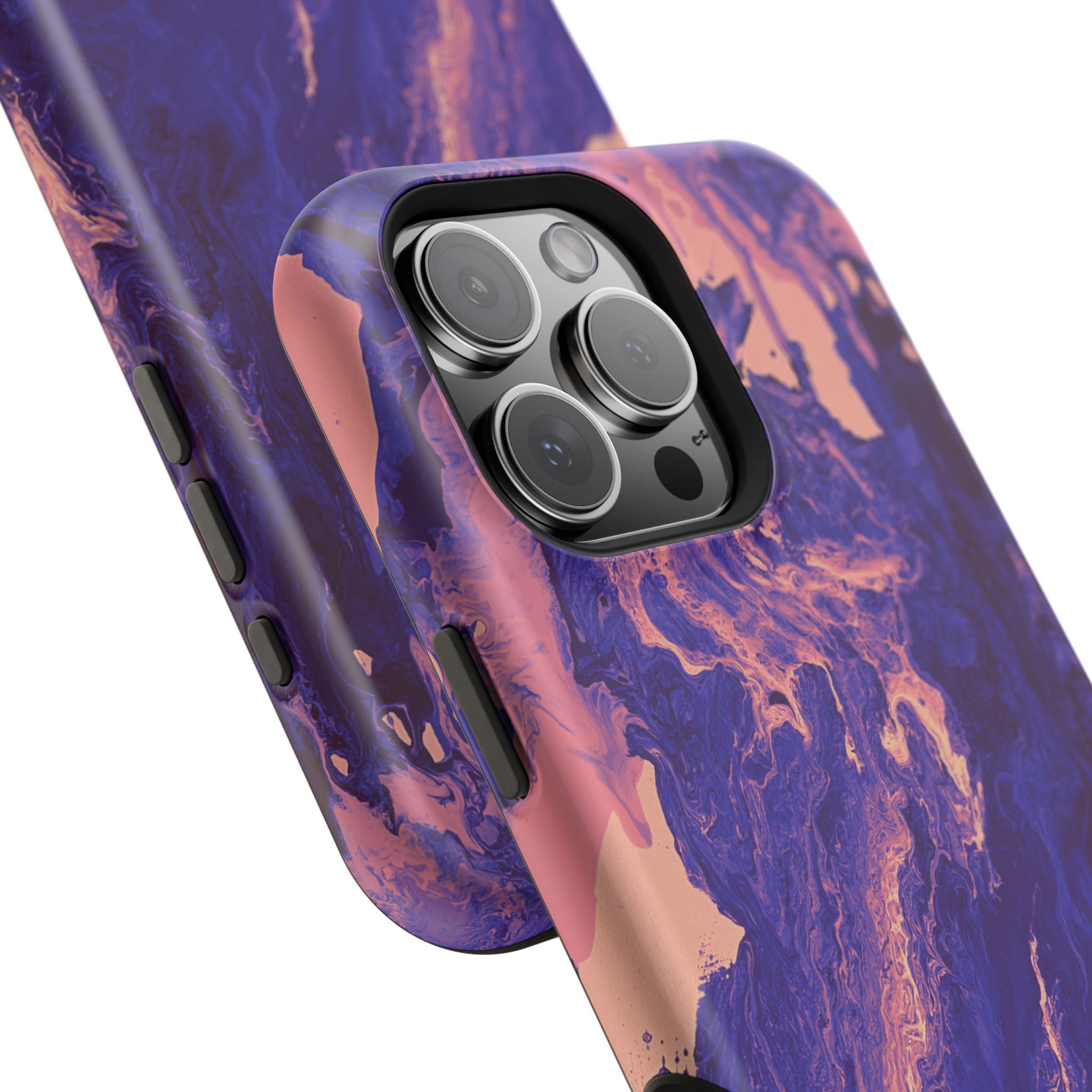 Void Nebula Collapse X MagSafe iPhone Case – Abstract Art Design, Shockproof for iPhone 14–17 Pro & Pro Max
