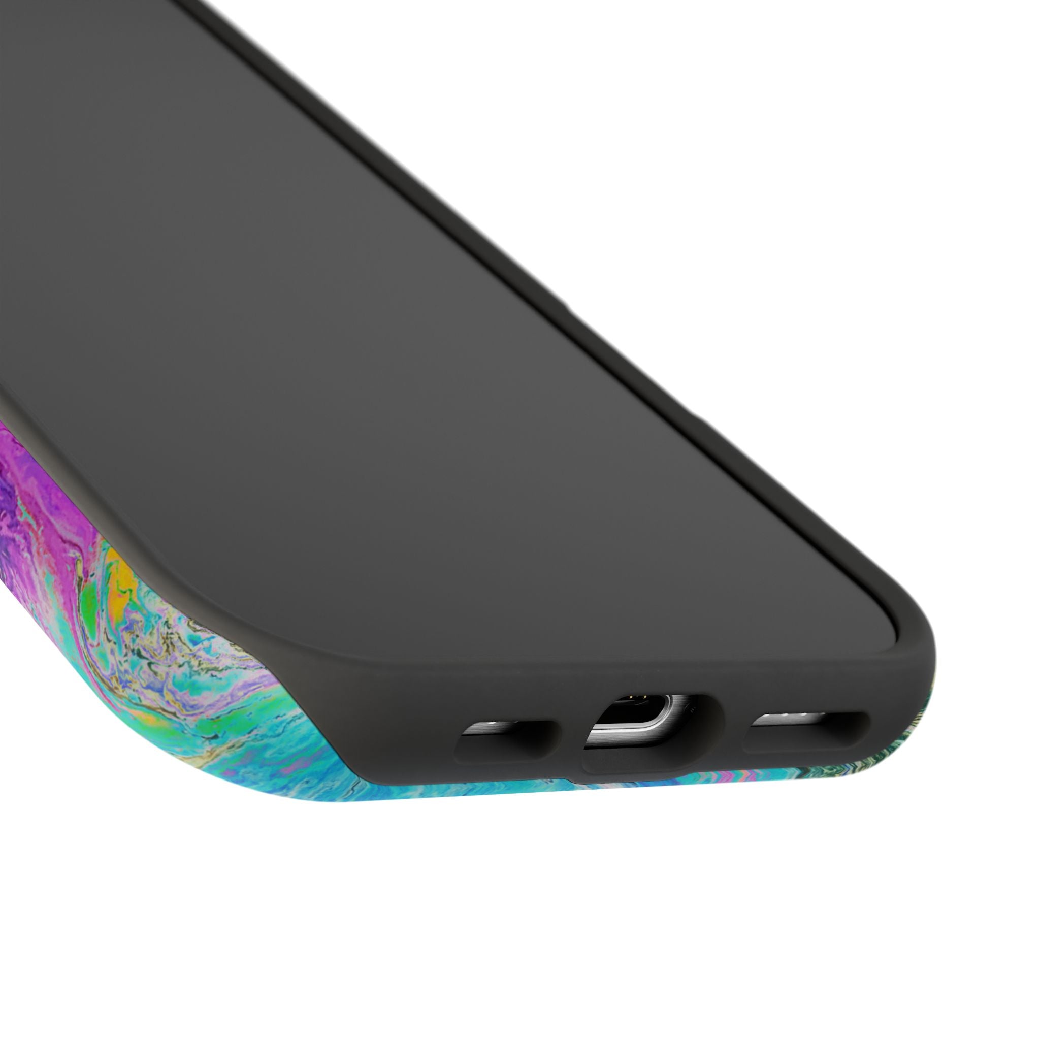 Spectrum Surge X MagSafe iPhone Case – Abstract Art Design, Shockproof for iPhone 14–17 Pro & Pro Max