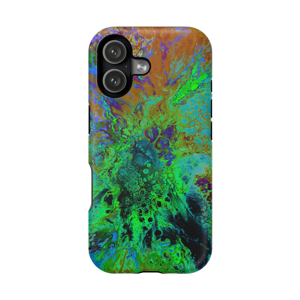 Nova Collapse MagSafe iPhone Case – Abstract Art Design, Shockproof for iPhone 14–17 Pro & Pro Max