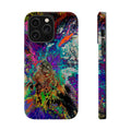 Neon Vein MagSafe iPhone Case – Abstract Art Design, Shockproof for iPhone 14–17 Pro & Pro Max