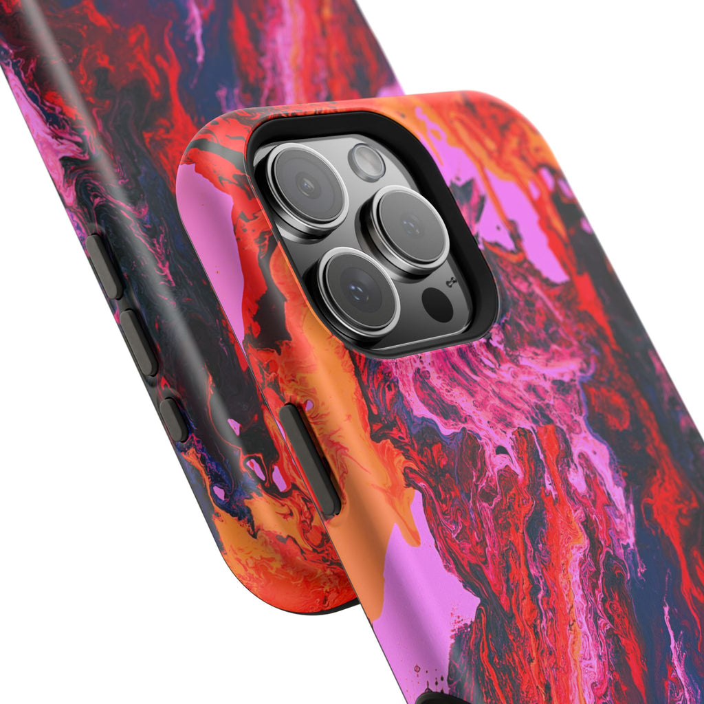 Ignition Core X MagSafe iPhone Case – Abstract Art Design, Shockproof for iPhone 14–17 Pro & Pro Max