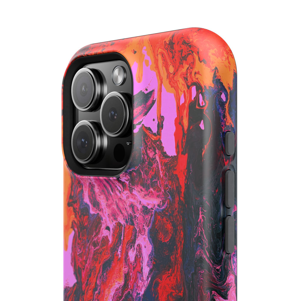 Ignition Core X MagSafe iPhone Case – Abstract Art Design, Shockproof for iPhone 14–17 Pro & Pro Max