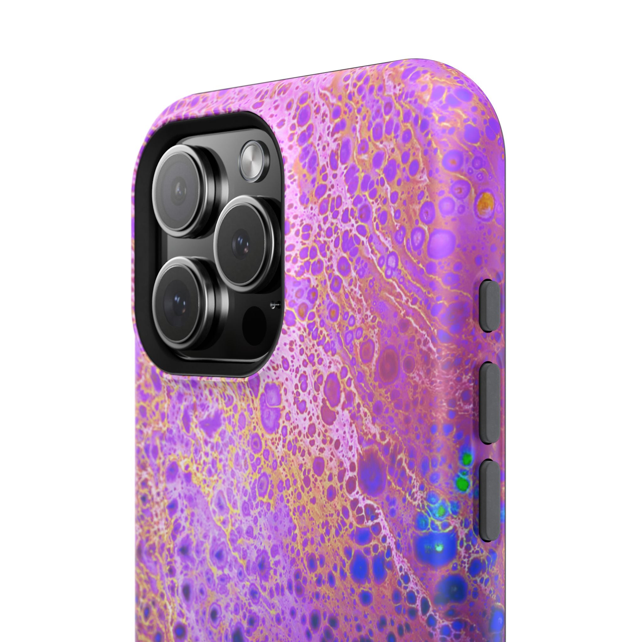 Cosmic Pulse MagSafe iPhone Case – Abstract Art Design, Shockproof for iPhone 14–17 Pro & Pro Max