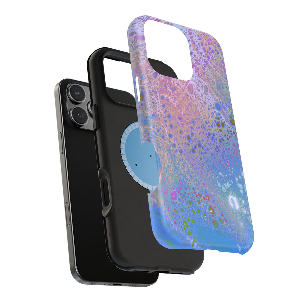 Frozen Vein MagSafe iPhone Case – Abstract Art Design, Shockproof for iPhone 14–17 Pro & Pro Max