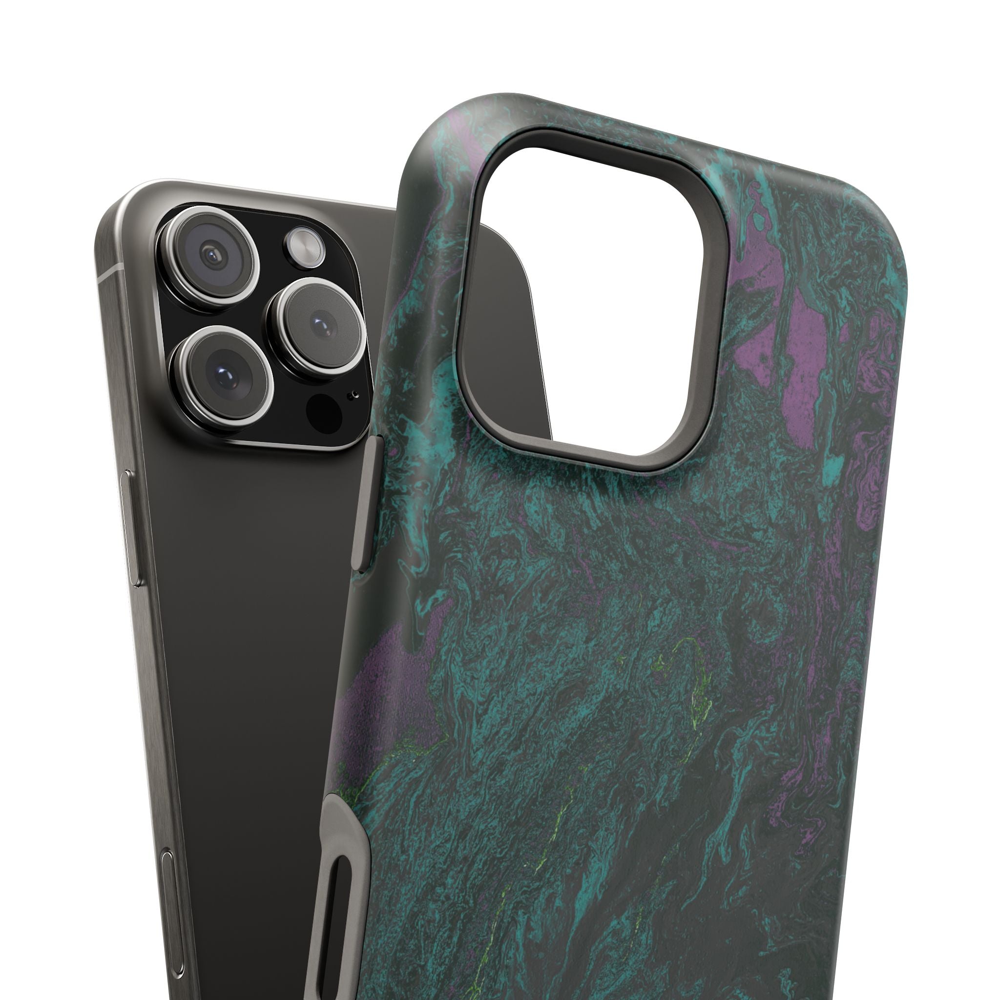 Void Overdrive X MagSafe iPhone Case – Abstract Art Design, Shockproof for iPhone 14–17 Pro & Pro Max