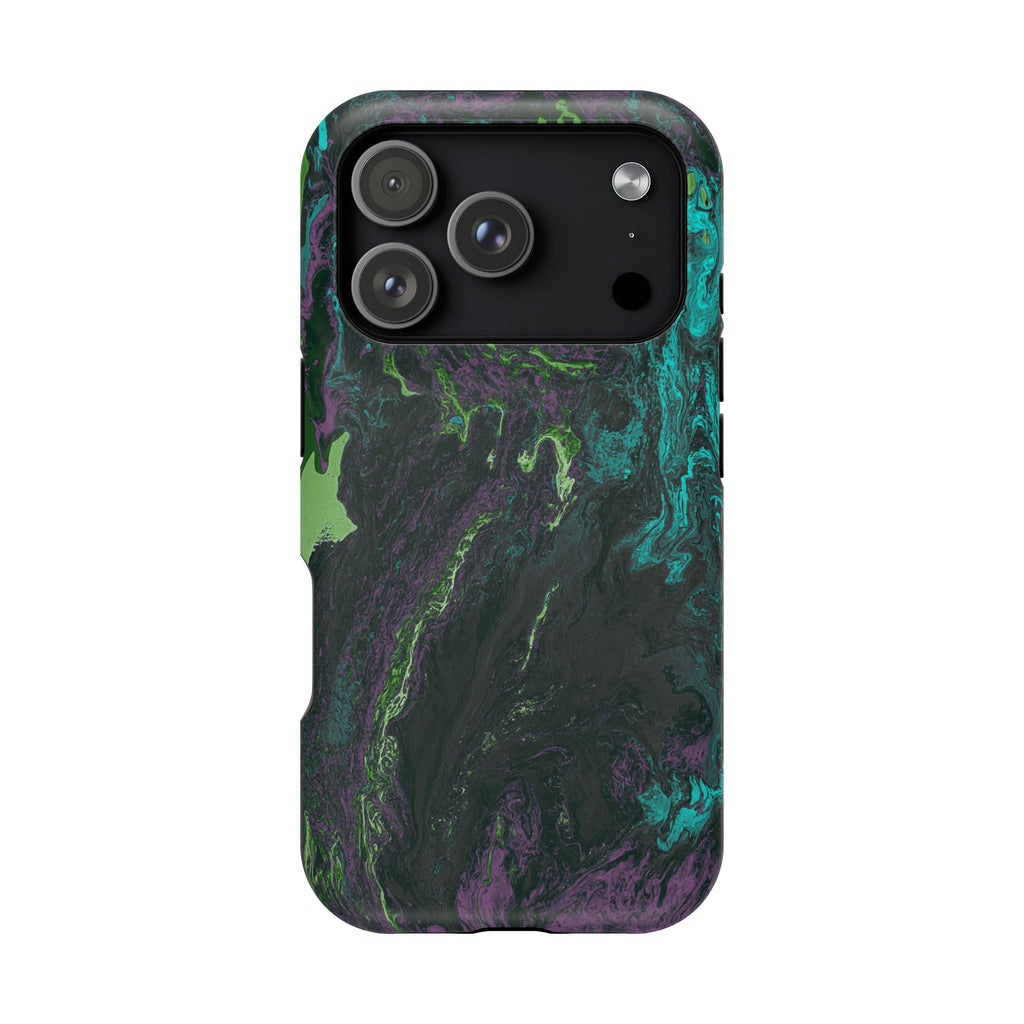 Phantom Surge X MagSafe iPhone Case – Abstract Art Design, Shockproof for iPhone 14–17 Pro & Pro Max
