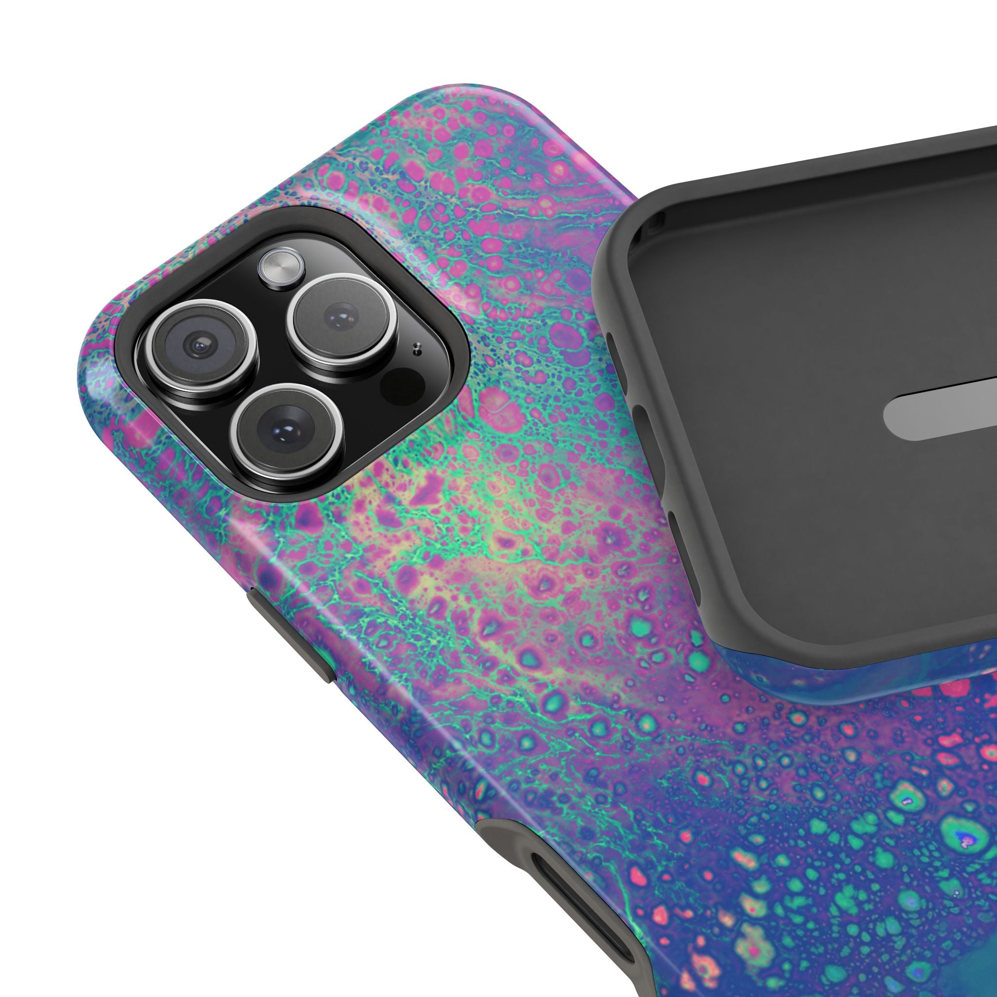 Universe Surge MagSafe iPhone Case – Abstract Art Design, Shockproof for iPhone 14–17 Pro & Pro Max