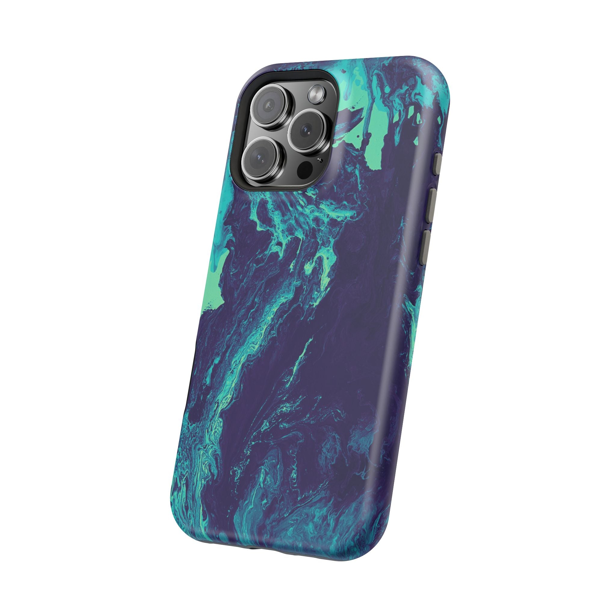 Ocean Collapse X MagSafe iPhone Case – Abstract Art Design, Shockproof for iPhone 14–17 Pro & Pro Max