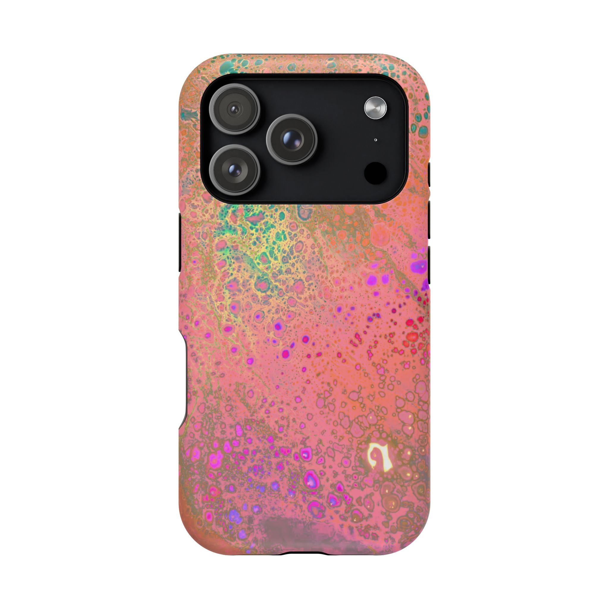 Hypernova Flow MagSafe iPhone Case – Abstract Art Design, Shockproof for iPhone 14–17 Pro & Pro Max