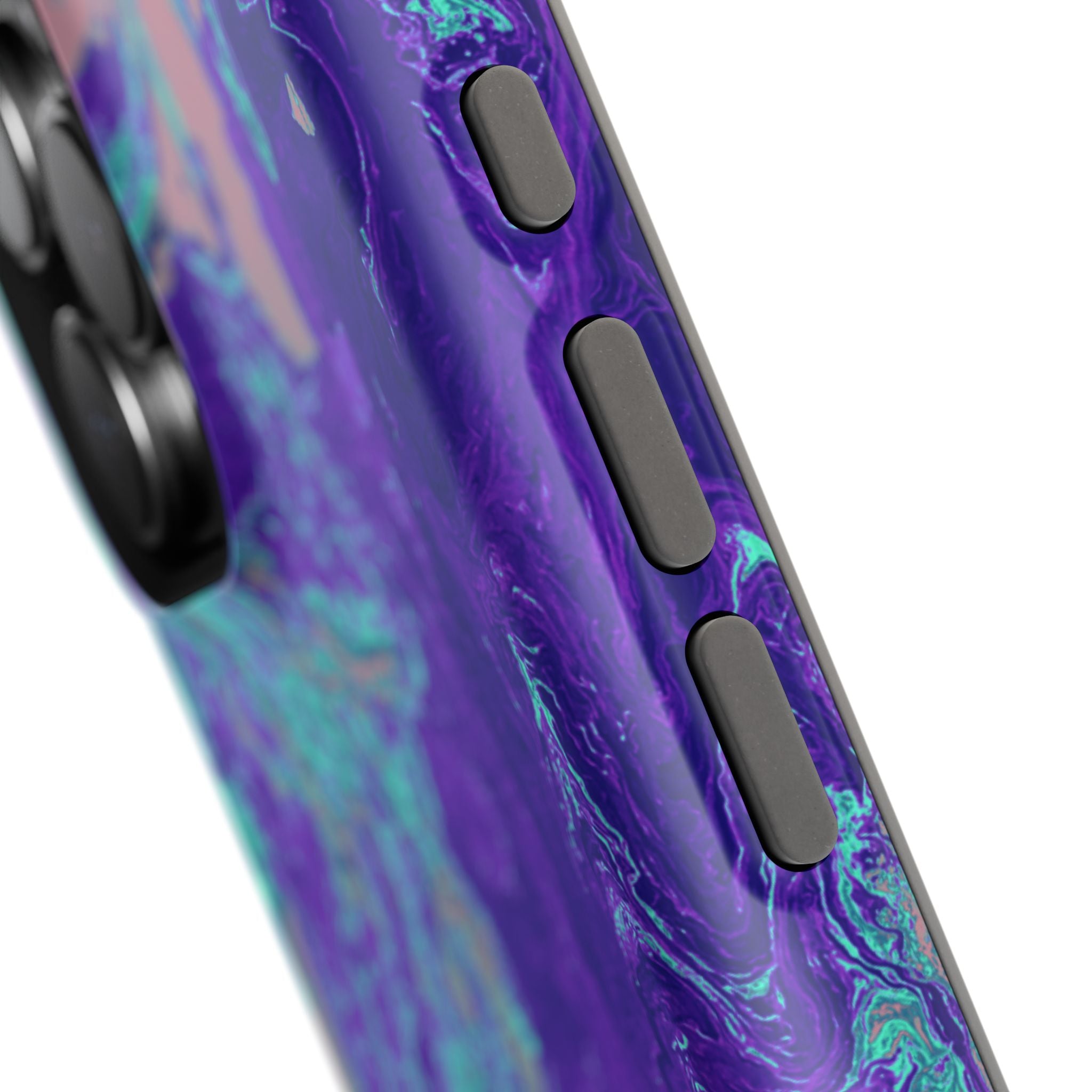 Polar Collapse X MagSafe iPhone Case – Abstract Art Design, Shockproof for iPhone 14–17 Pro & Pro Max