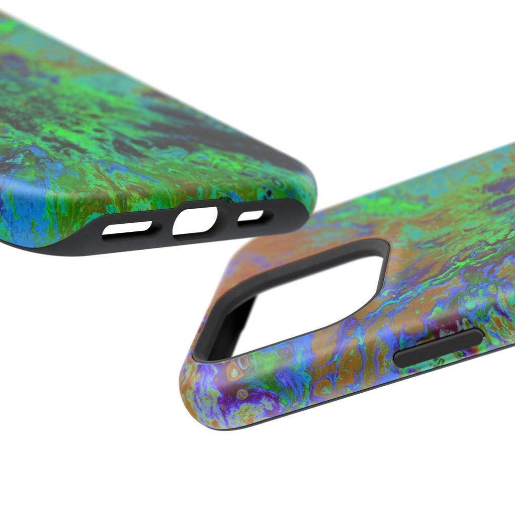 Nova Collapse MagSafe iPhone Case – Abstract Art Design, Shockproof for iPhone 14–17 Pro & Pro Max