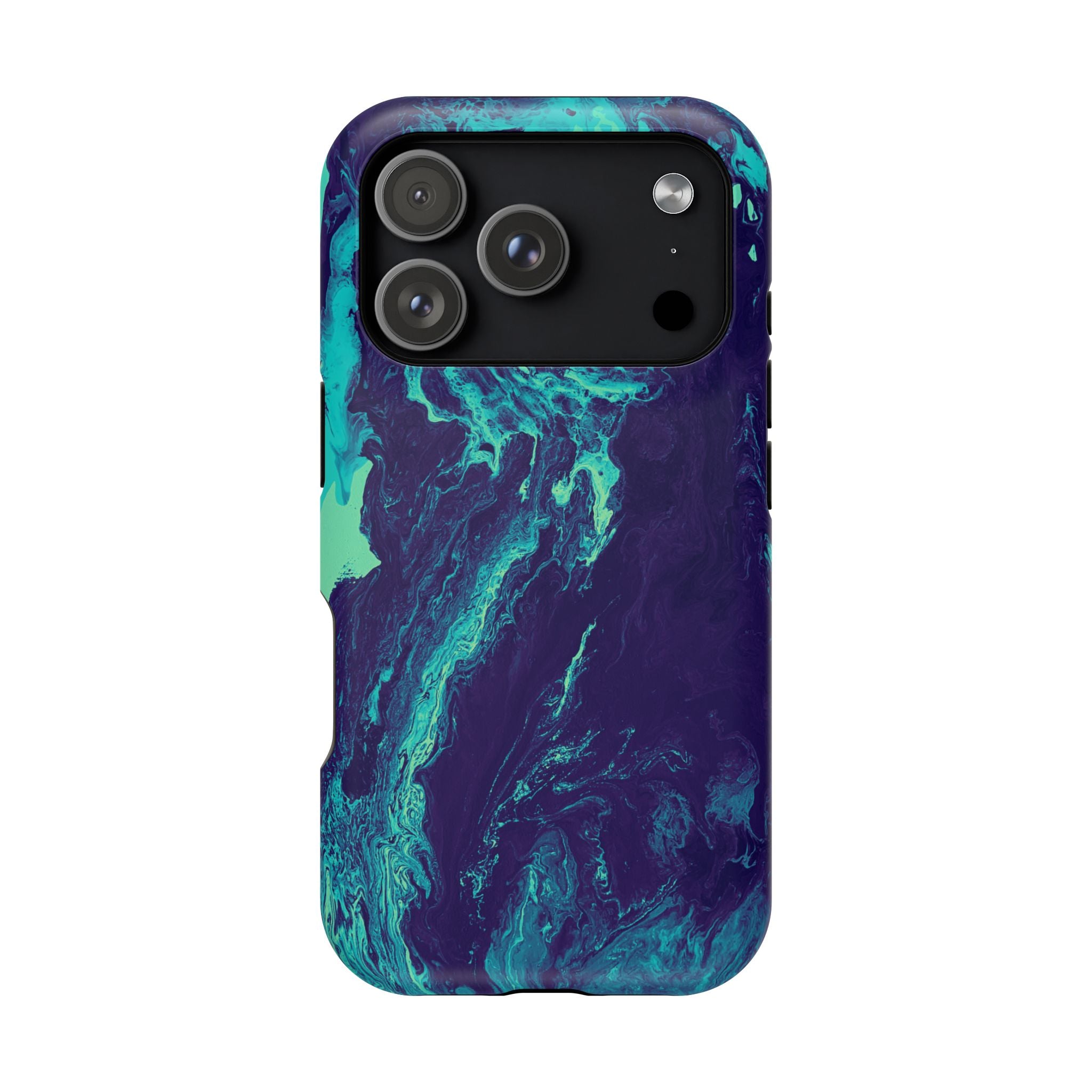 Ocean Collapse X MagSafe iPhone Case – Abstract Art Design, Shockproof for iPhone 14–17 Pro & Pro Max