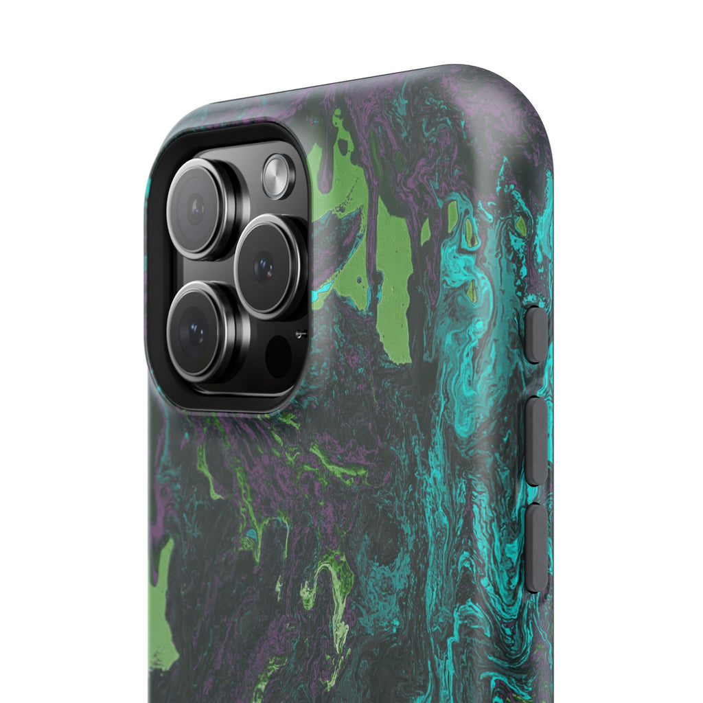 Phantom Surge X MagSafe iPhone Case – Abstract Art Design, Shockproof for iPhone 14–17 Pro & Pro Max