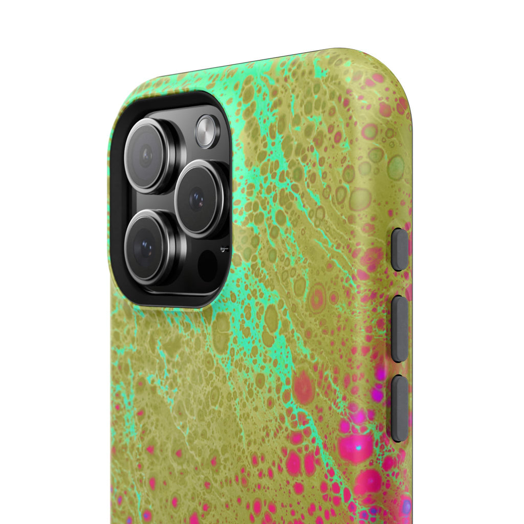 Orbit Pulse MagSafe iPhone Case – Abstract Art Design, Shockproof for iPhone 14–17 Pro & Pro Max