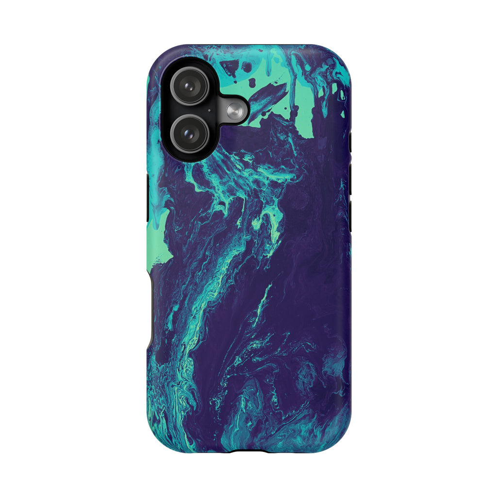 Ocean Collapse X MagSafe iPhone Case – Abstract Art Design, Shockproof for iPhone 14–17 Pro & Pro Max