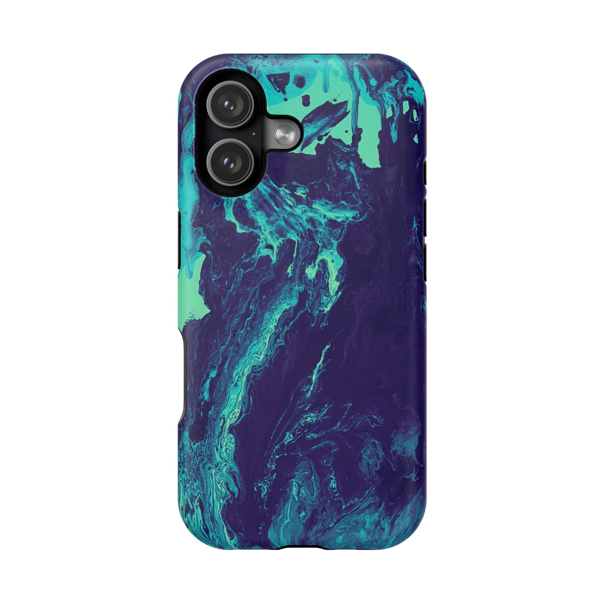 Ocean Collapse X MagSafe iPhone Case – Abstract Art Design, Shockproof for iPhone 14–17 Pro & Pro Max