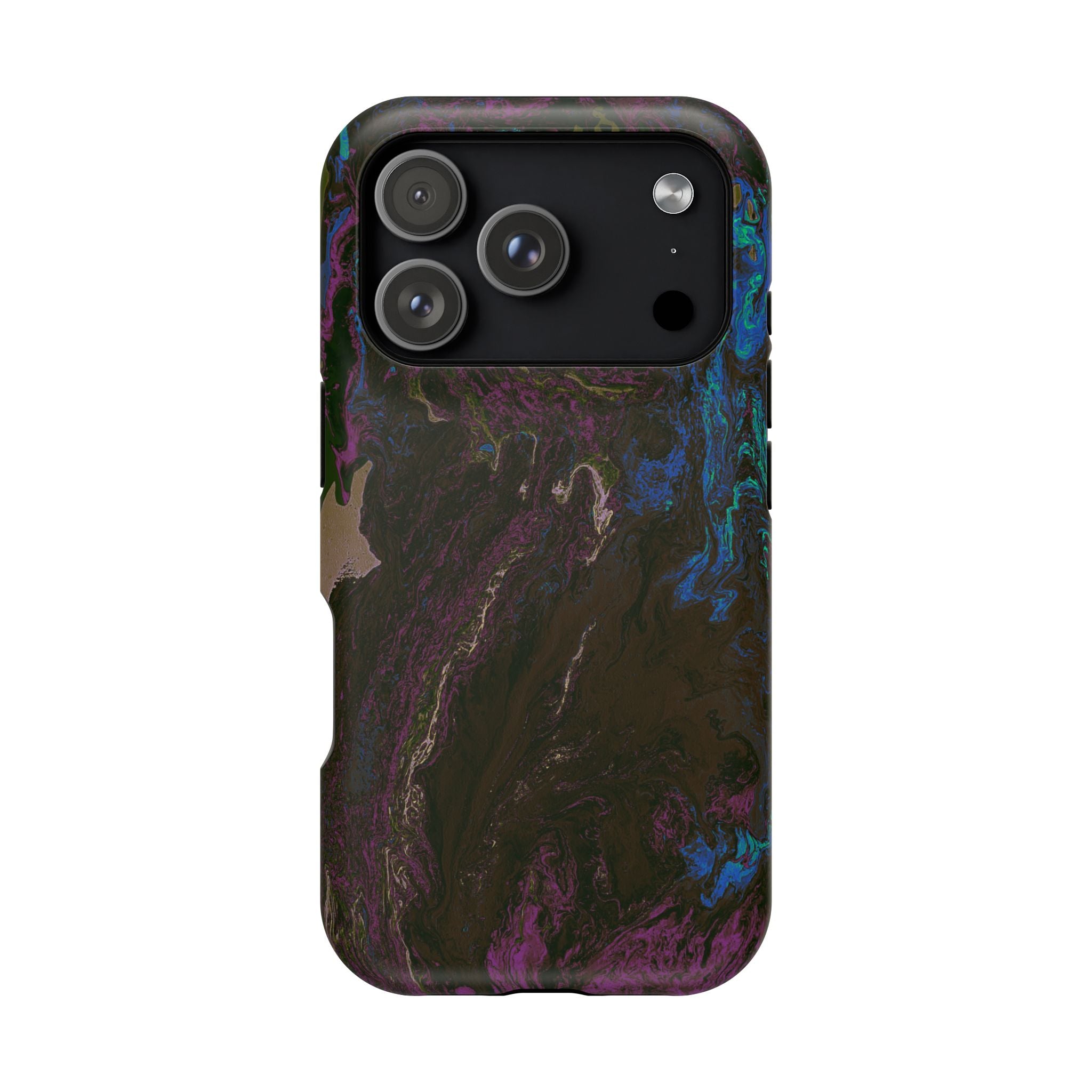 Shadow Collapse X MagSafe iPhone Case – Abstract Art Design, Shockproof for iPhone 14–17 Pro & Pro Max