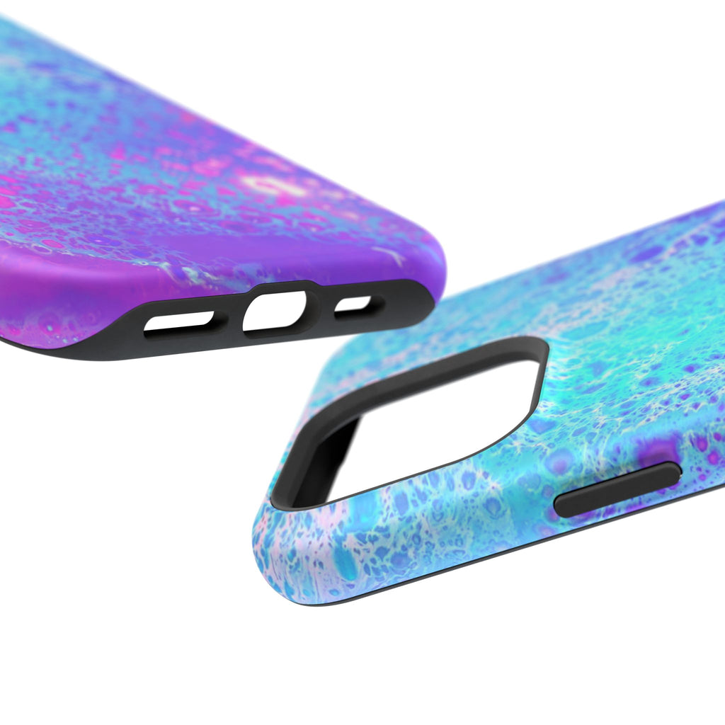 Polar Surge MagSafe iPhone Case – Abstract Art Design, Shockproof for iPhone 14–17 Pro & Pro Max