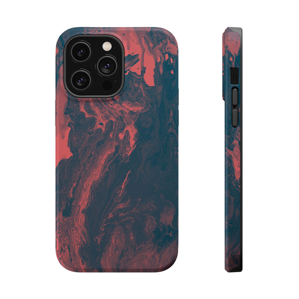 Eclipse Collapse X MagSafe iPhone Case – Abstract Art Design, Shockproof for iPhone 14–17 Pro & Pro Max