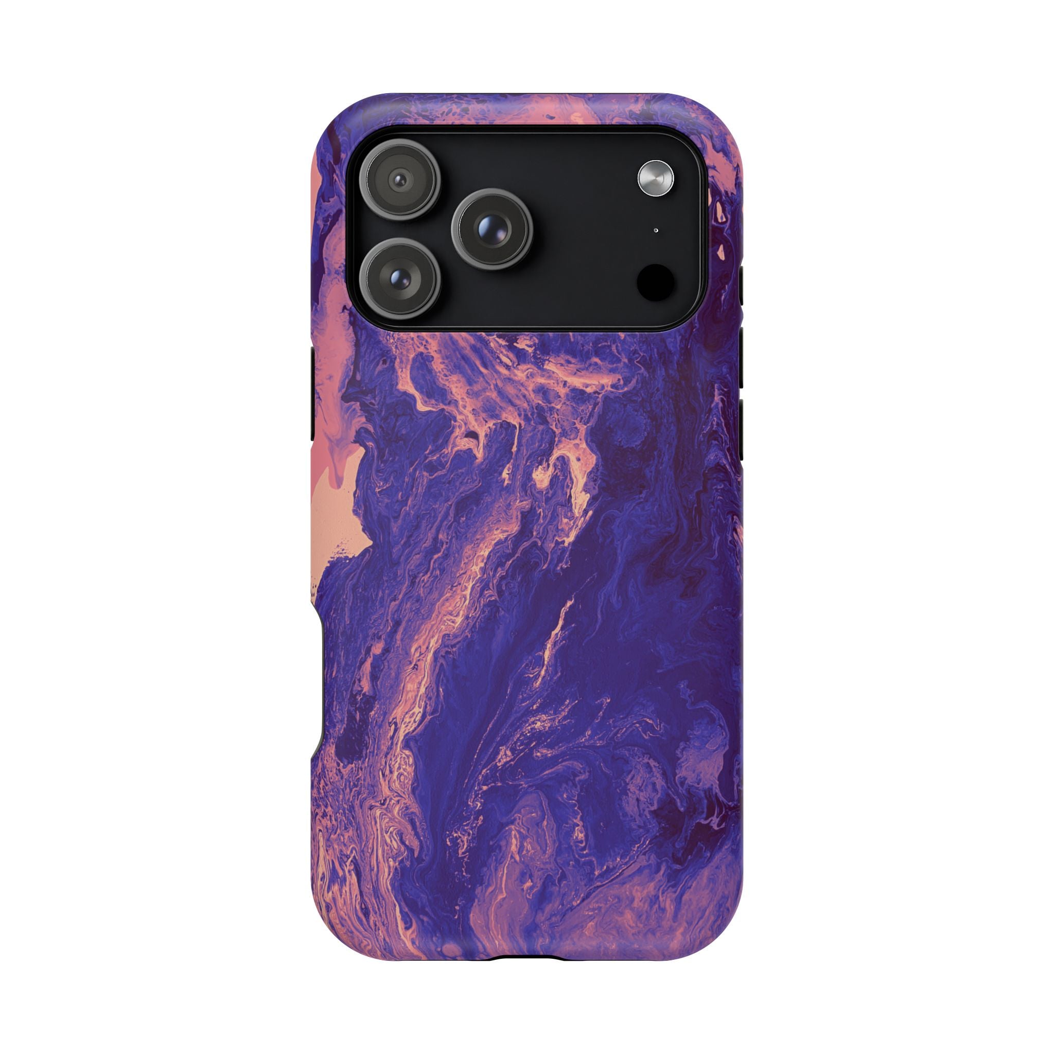 Void Nebula Collapse X MagSafe iPhone Case – Abstract Art Design, Shockproof for iPhone 14–17 Pro & Pro Max