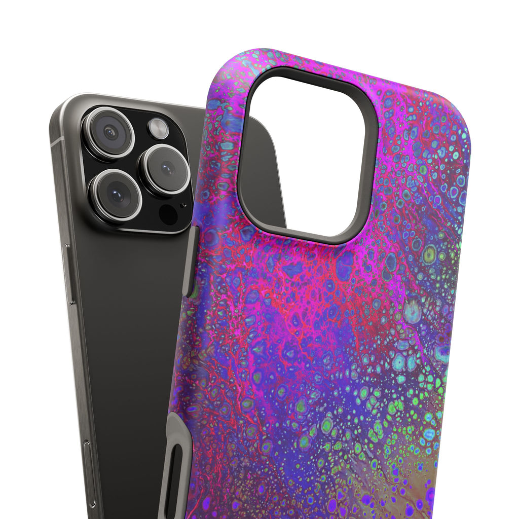 Infinity Reactor X MagSafe iPhone Case – Abstract Art Design, Shockproof for iPhone 14–17 Pro & Pro Max