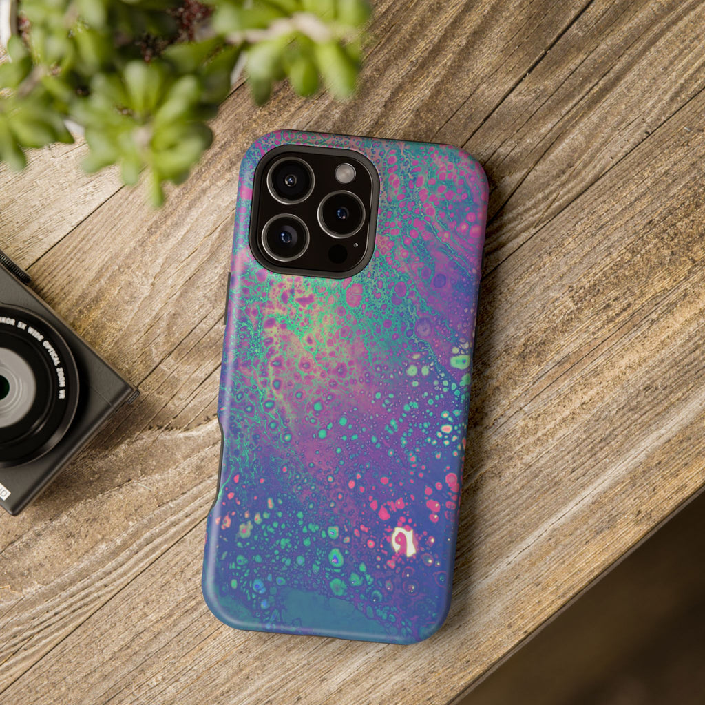 Universe Surge MagSafe iPhone Case – Abstract Art Design, Shockproof for iPhone 14–17 Pro & Pro Max