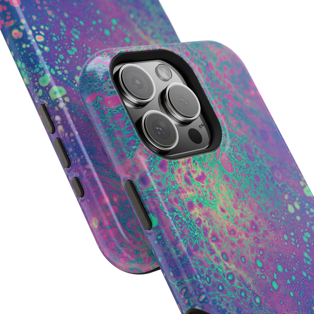 Universe Surge MagSafe iPhone Case – Abstract Art Design, Shockproof for iPhone 14–17 Pro & Pro Max