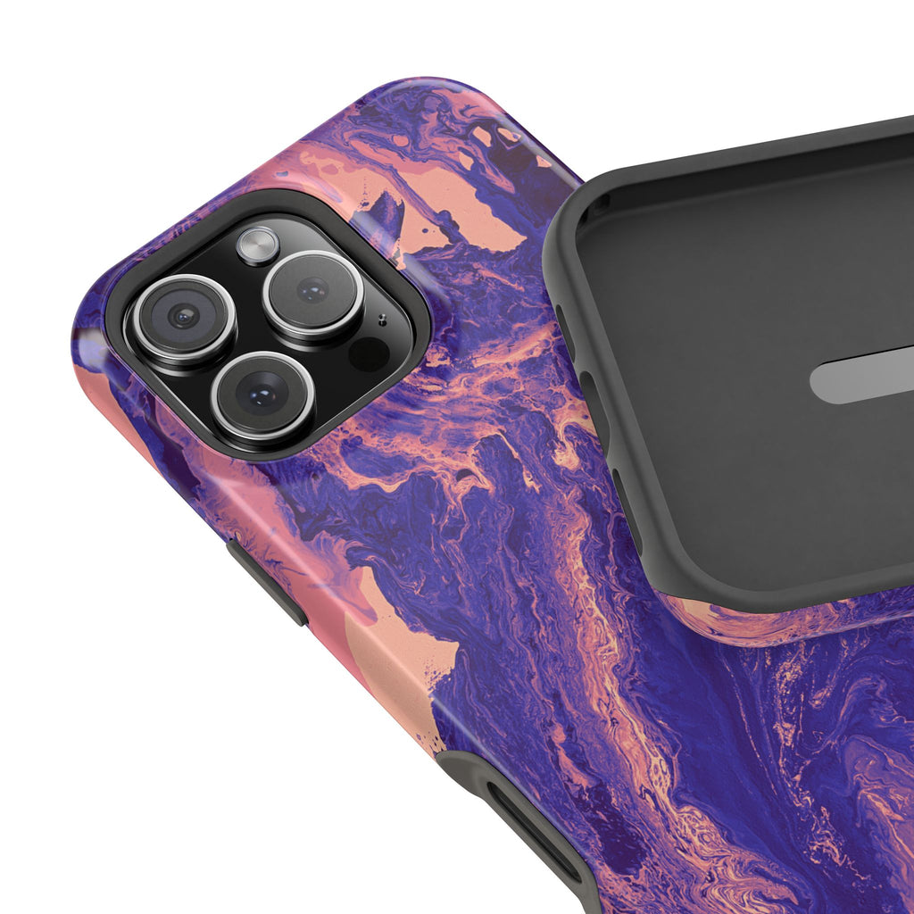 Void Nebula Collapse X MagSafe iPhone Case – Abstract Art Design, Shockproof for iPhone 14–17 Pro & Pro Max