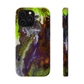 Aurora Bloom X MagSafe iPhone Case – Abstract Art Design, Shockproof for iPhone 14–17 Pro & Pro Max