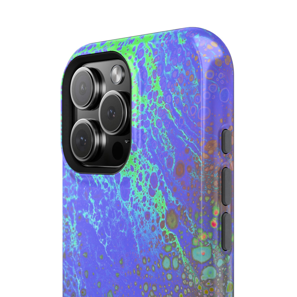Phantom Core MagSafe iPhone Case – Abstract Art Design, Shockproof for iPhone 14–17 Pro & Pro Max