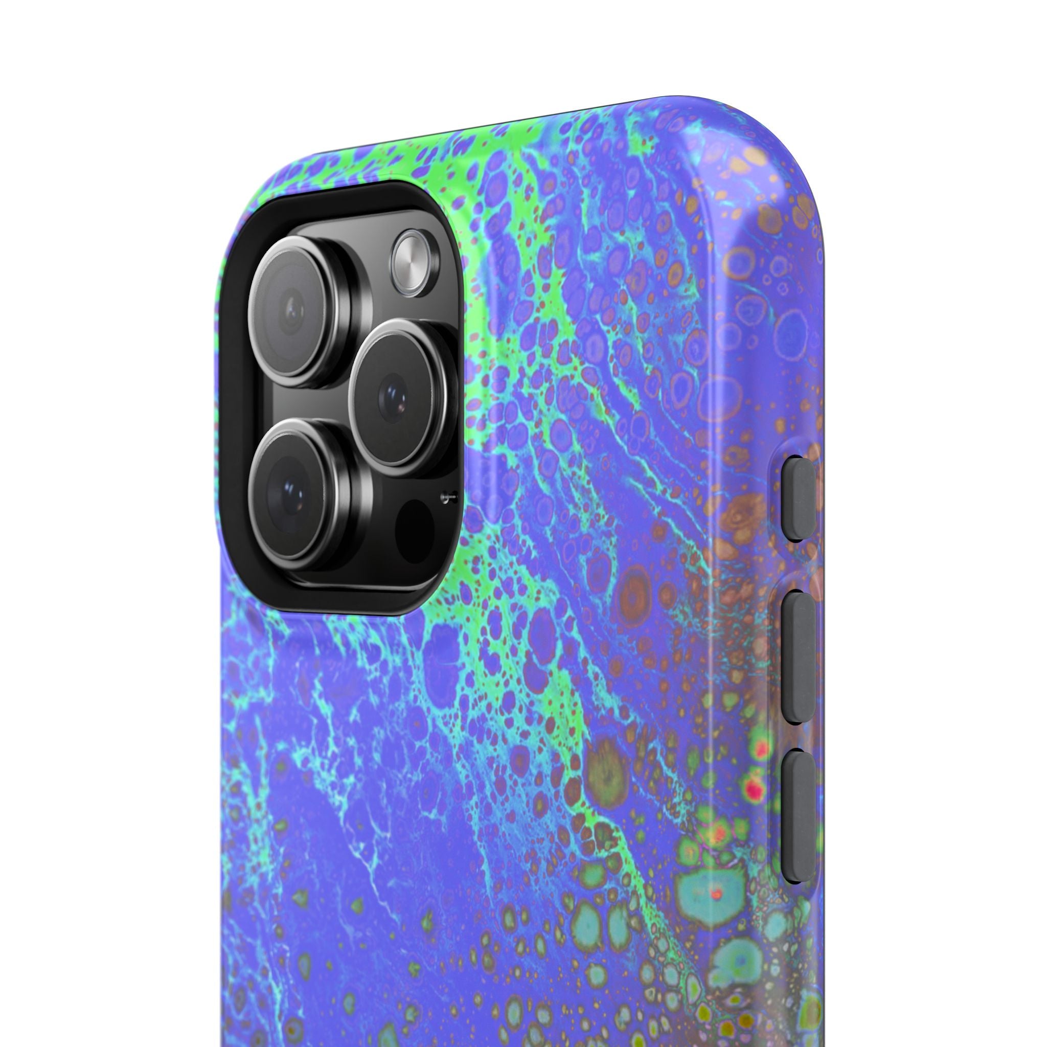 Phantom Core MagSafe iPhone Case – Abstract Art Design, Shockproof for iPhone 14–17 Pro & Pro Max