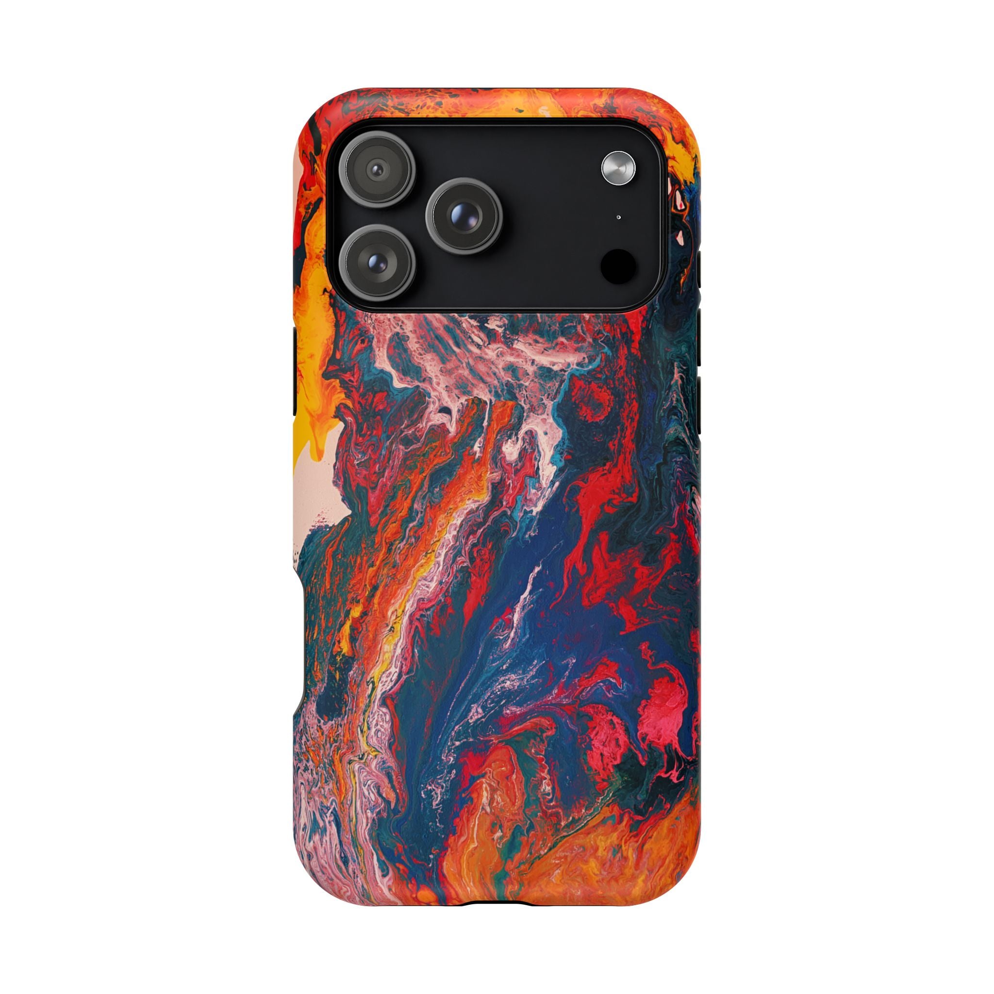 Heatcore X MagSafe iPhone Case – Abstract Art Design, Shockproof for iPhone 14–17 Pro & Pro Max