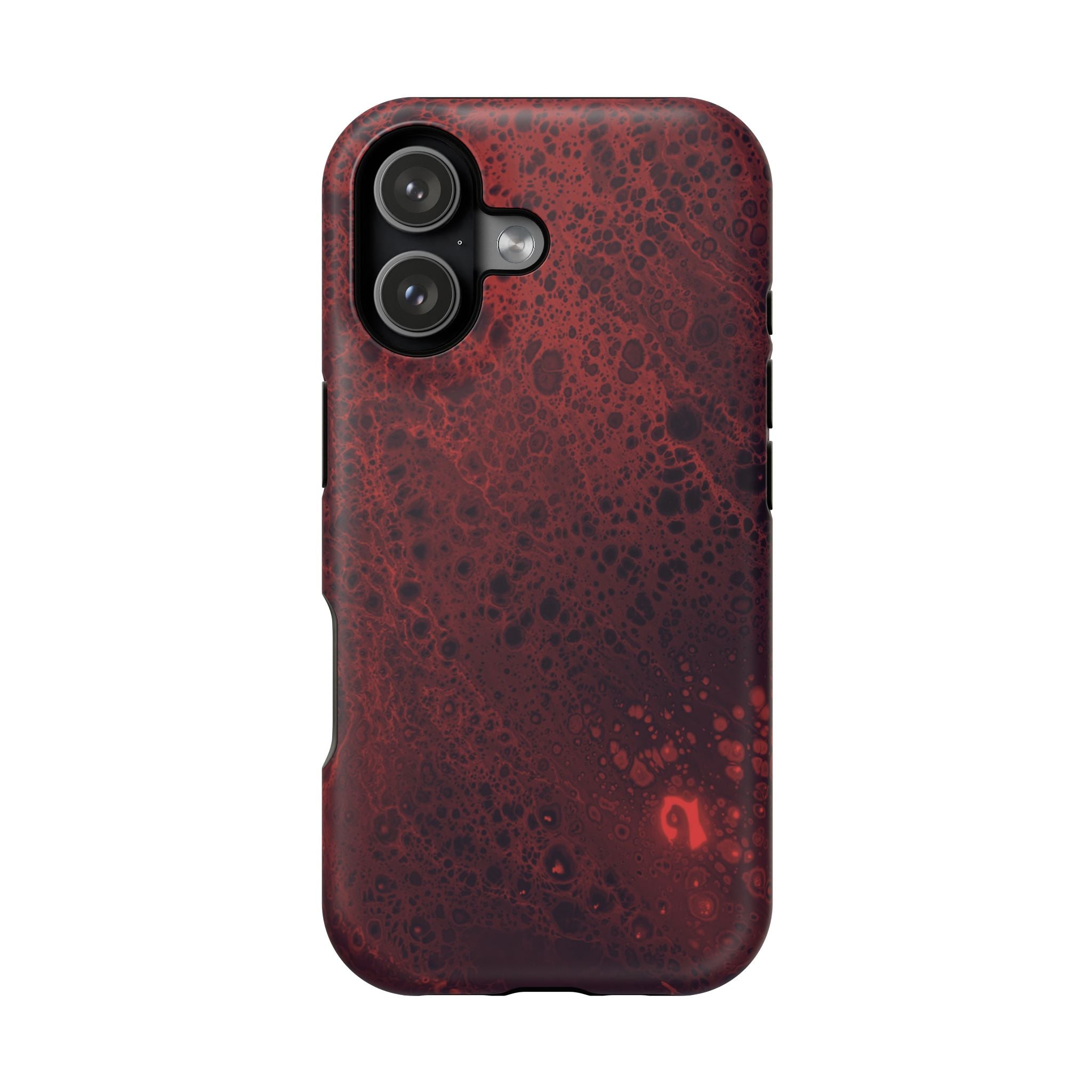 Infernal Burst MagSafe iPhone Case – Abstract Art Design, Shockproof for iPhone 14–17 Pro & Pro Max