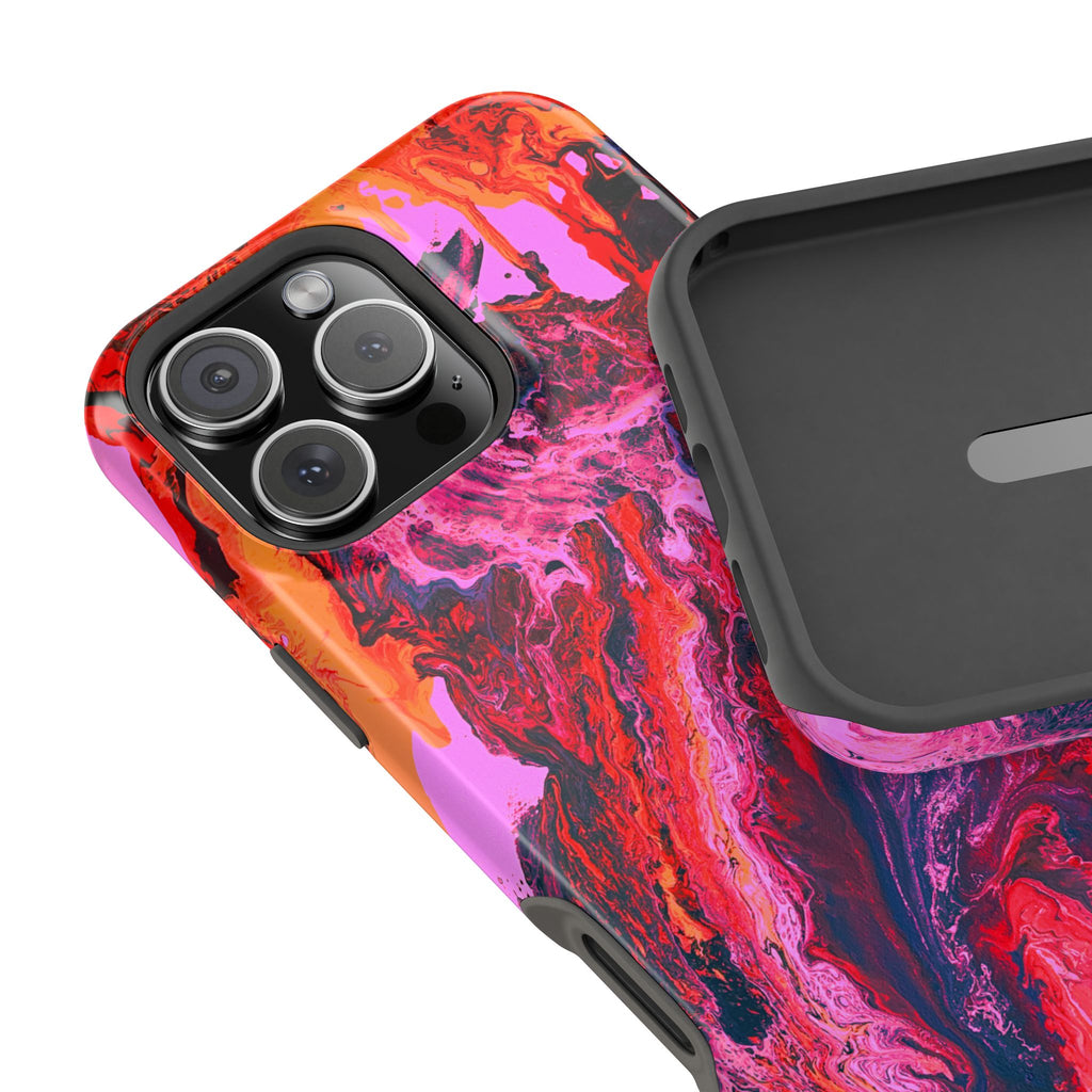 Ignition Core X MagSafe iPhone Case – Abstract Art Design, Shockproof for iPhone 14–17 Pro & Pro Max