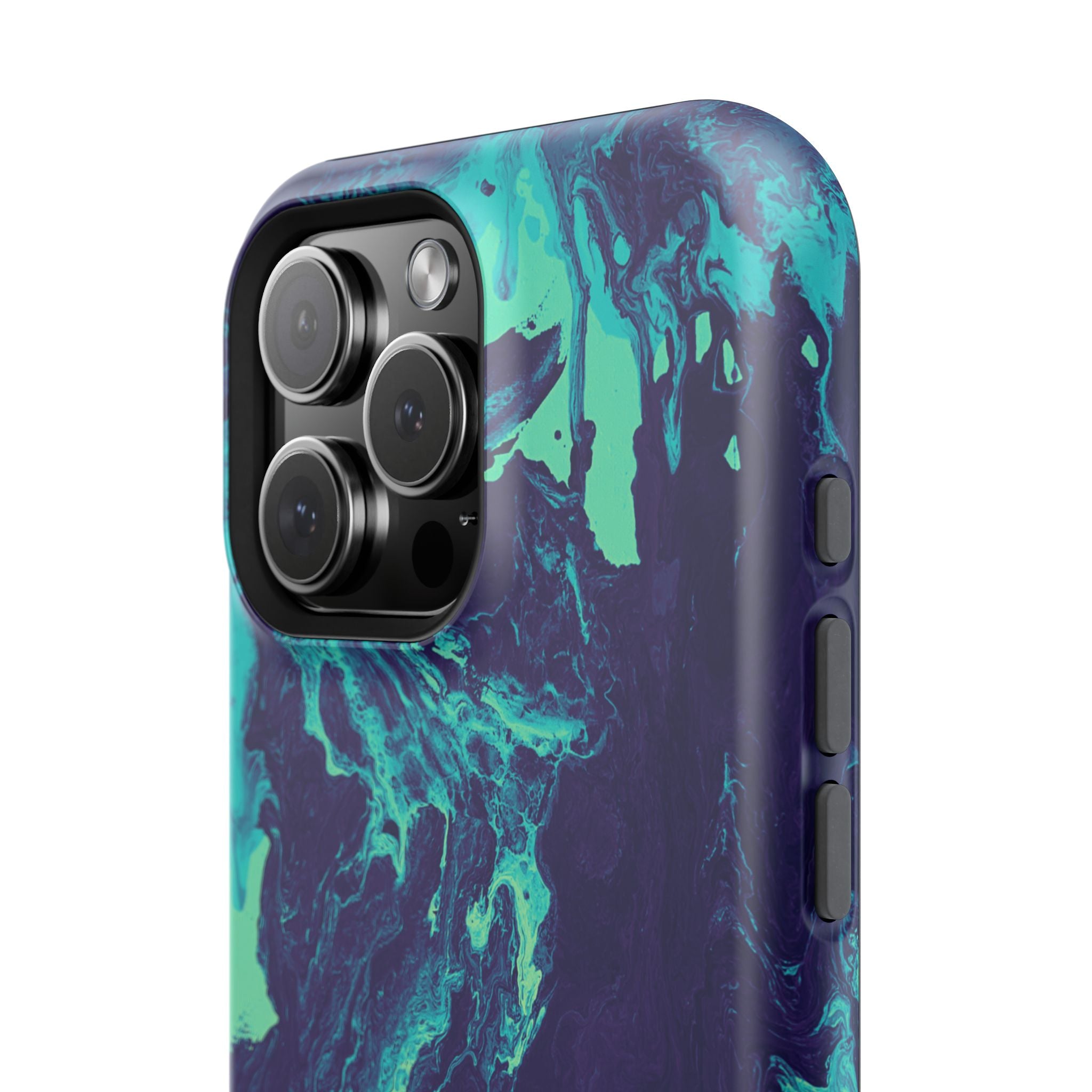 Ocean Collapse X MagSafe iPhone Case – Abstract Art Design, Shockproof for iPhone 14–17 Pro & Pro Max