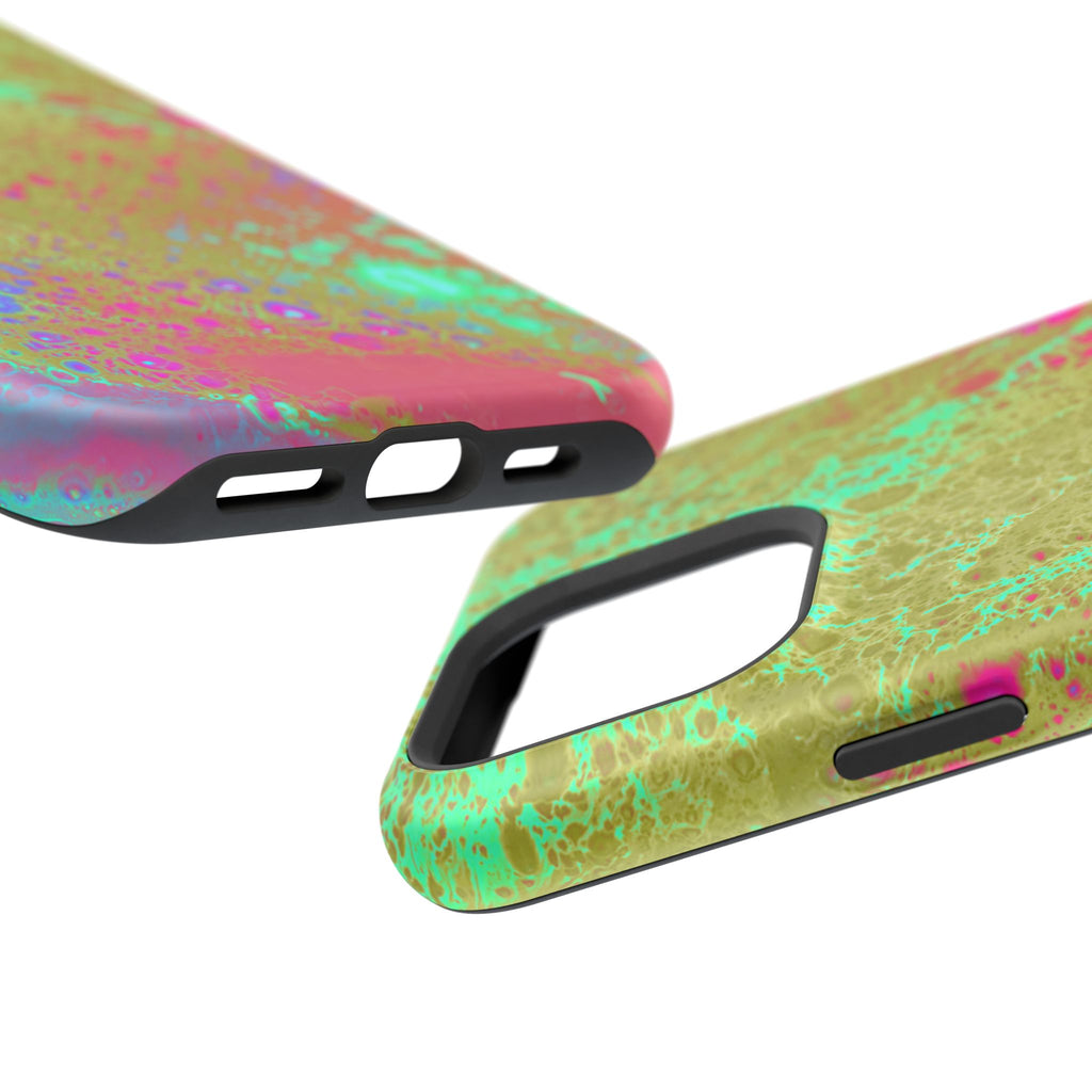 Orbit Pulse MagSafe iPhone Case – Abstract Art Design, Shockproof for iPhone 14–17 Pro & Pro Max