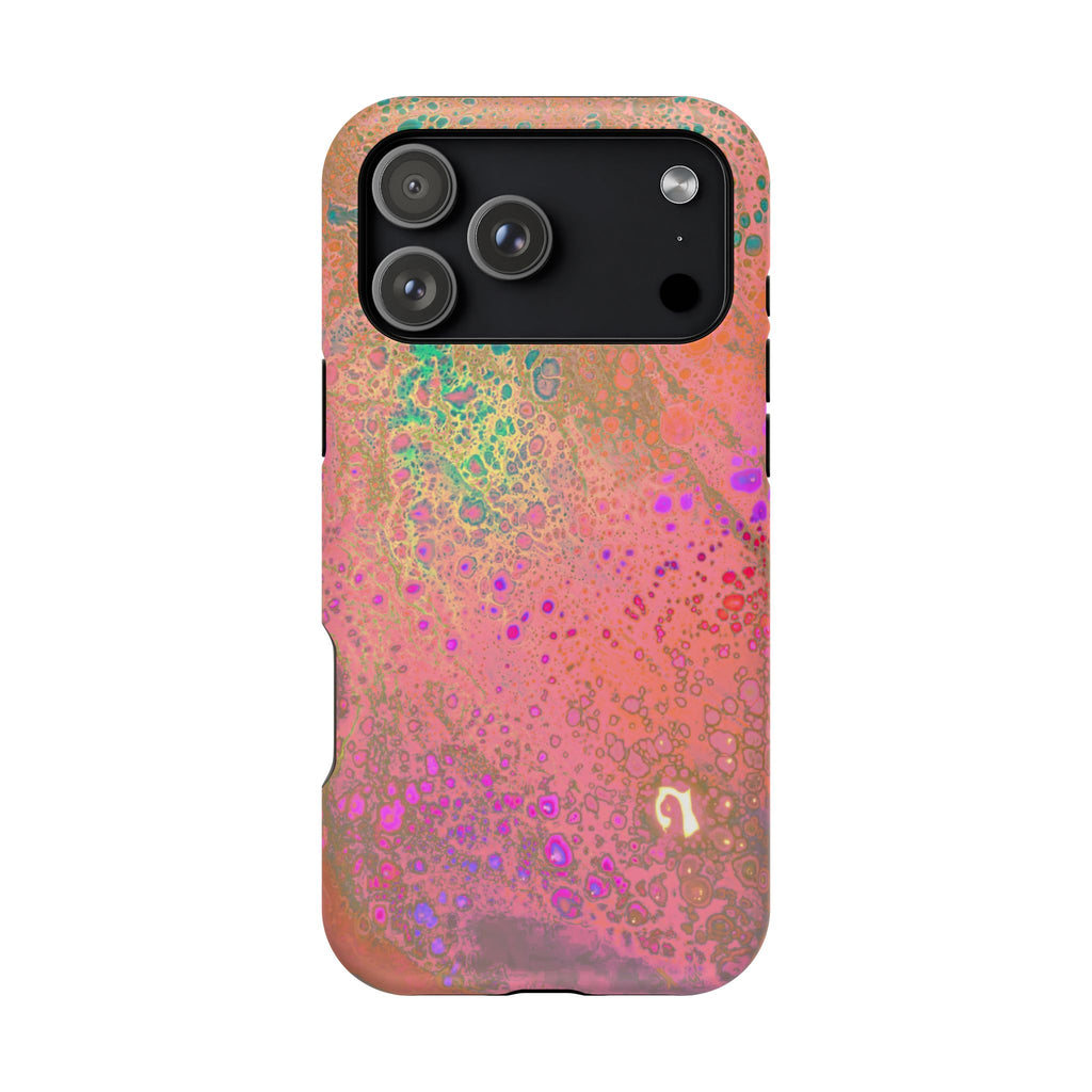 Hypernova Flow MagSafe iPhone Case – Abstract Art Design, Shockproof for iPhone 14–17 Pro & Pro Max