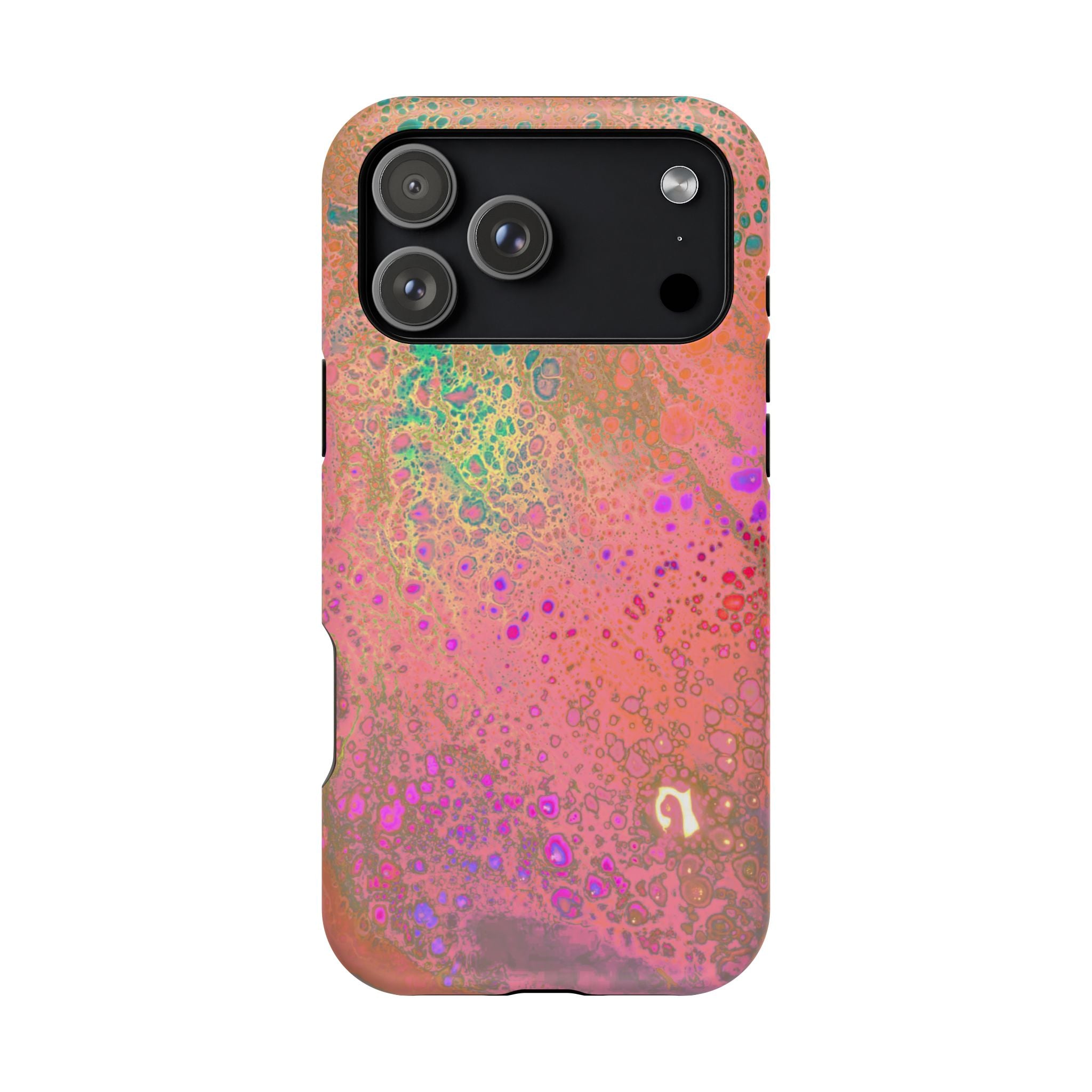Hypernova Flow MagSafe iPhone Case – Abstract Art Design, Shockproof for iPhone 14–17 Pro & Pro Max