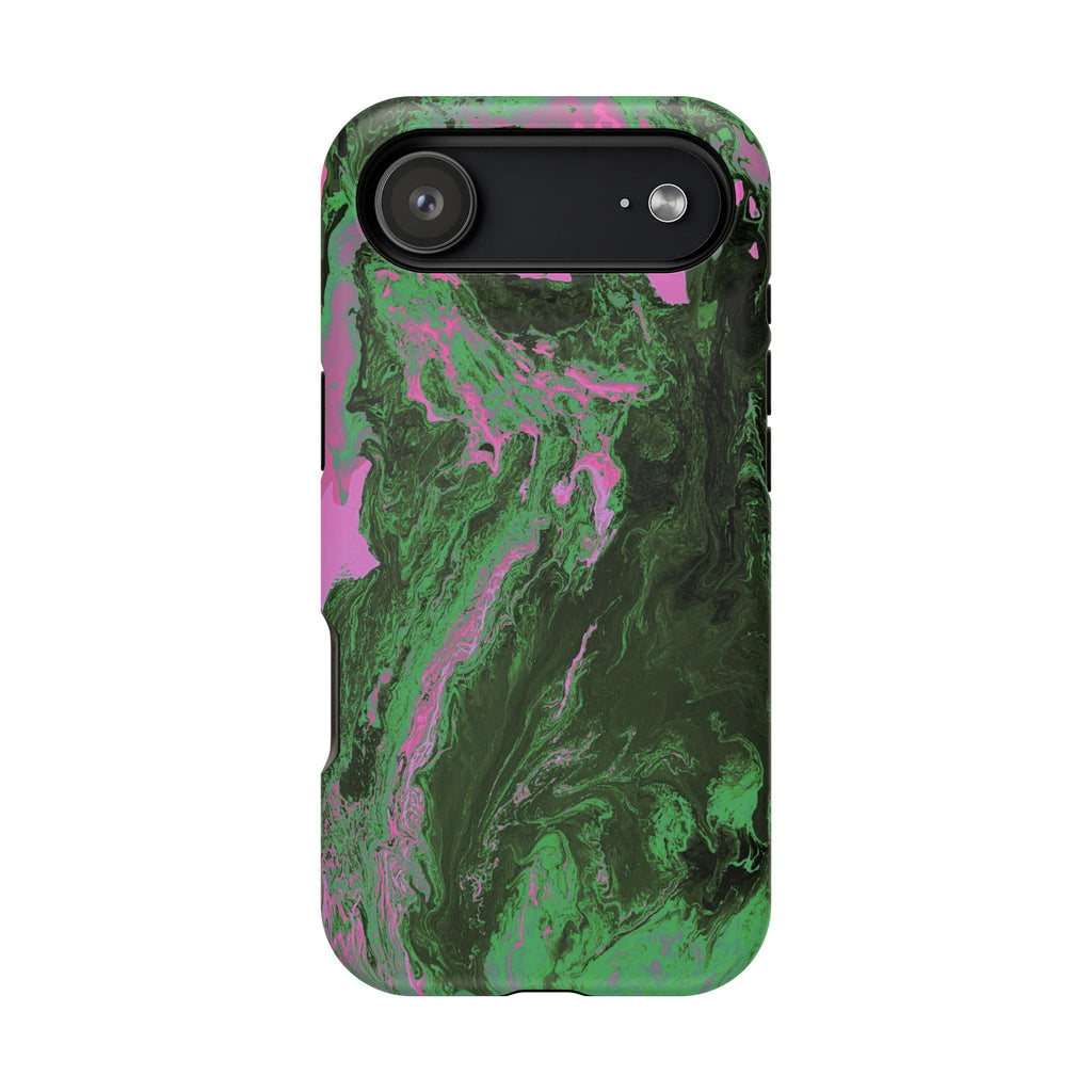 Oblivion Flow X MagSafe iPhone Case – Abstract Art Design, Shockproof for iPhone 14–17 Pro & Pro Max