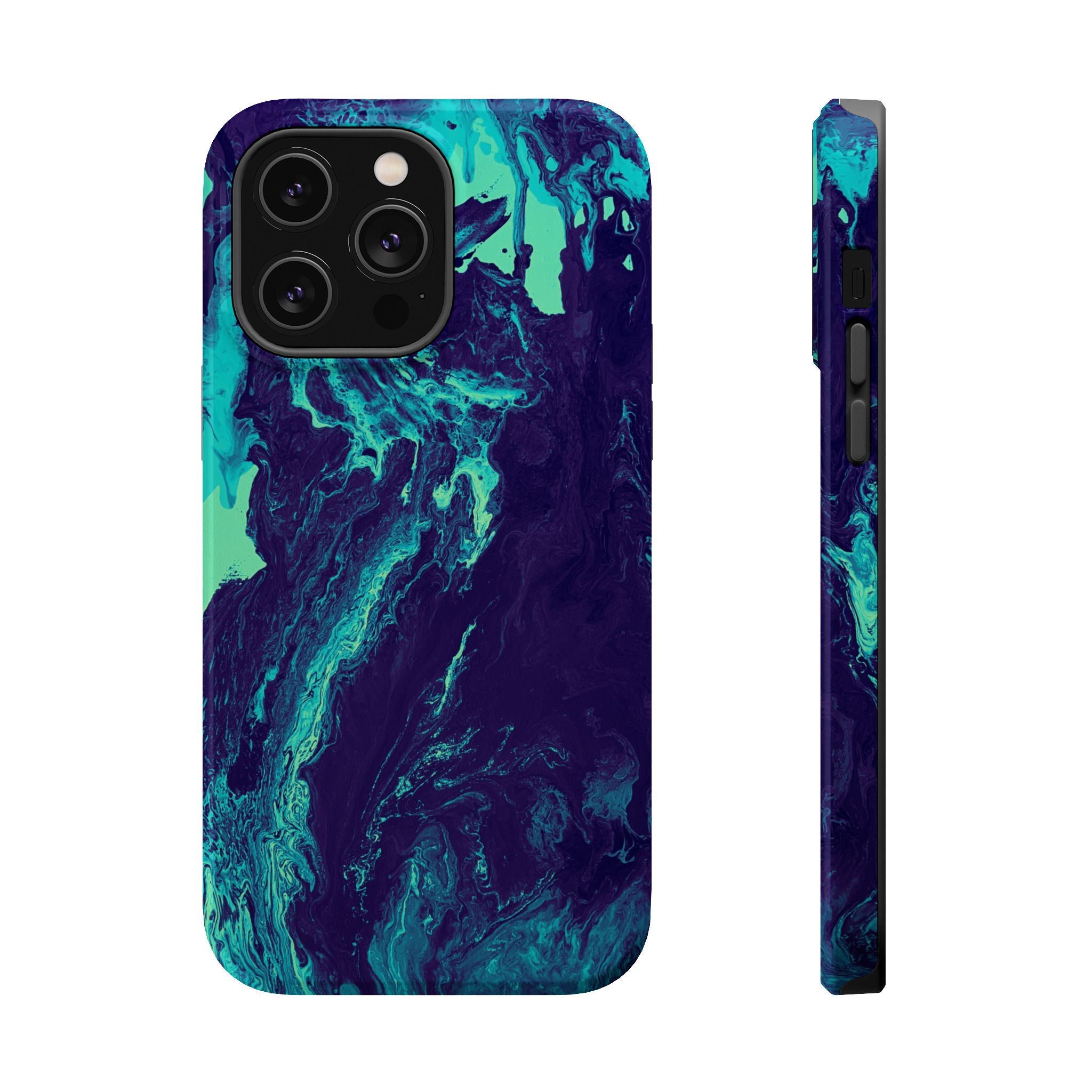 Ocean Collapse X MagSafe iPhone Case – Abstract Art Design, Shockproof for iPhone 14–17 Pro & Pro Max