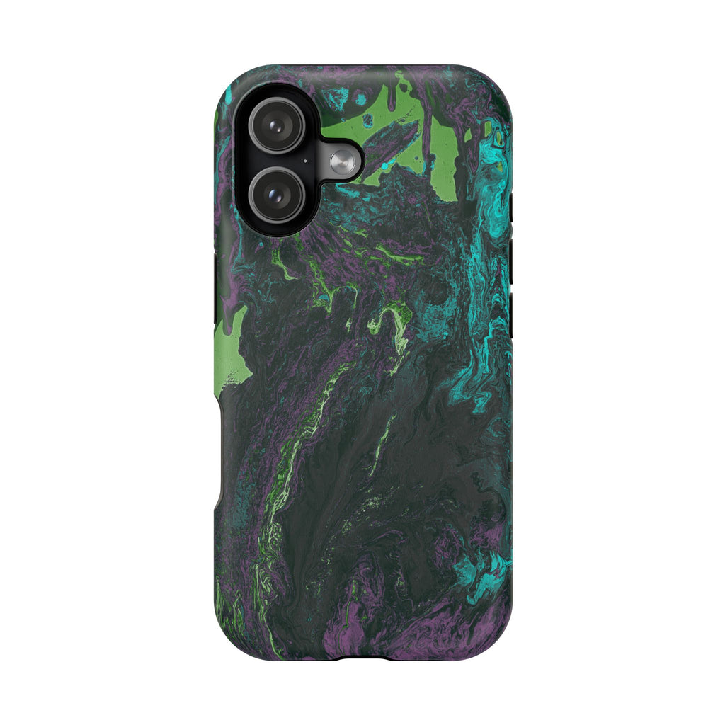 Phantom Surge X MagSafe iPhone Case – Abstract Art Design, Shockproof for iPhone 14–17 Pro & Pro Max