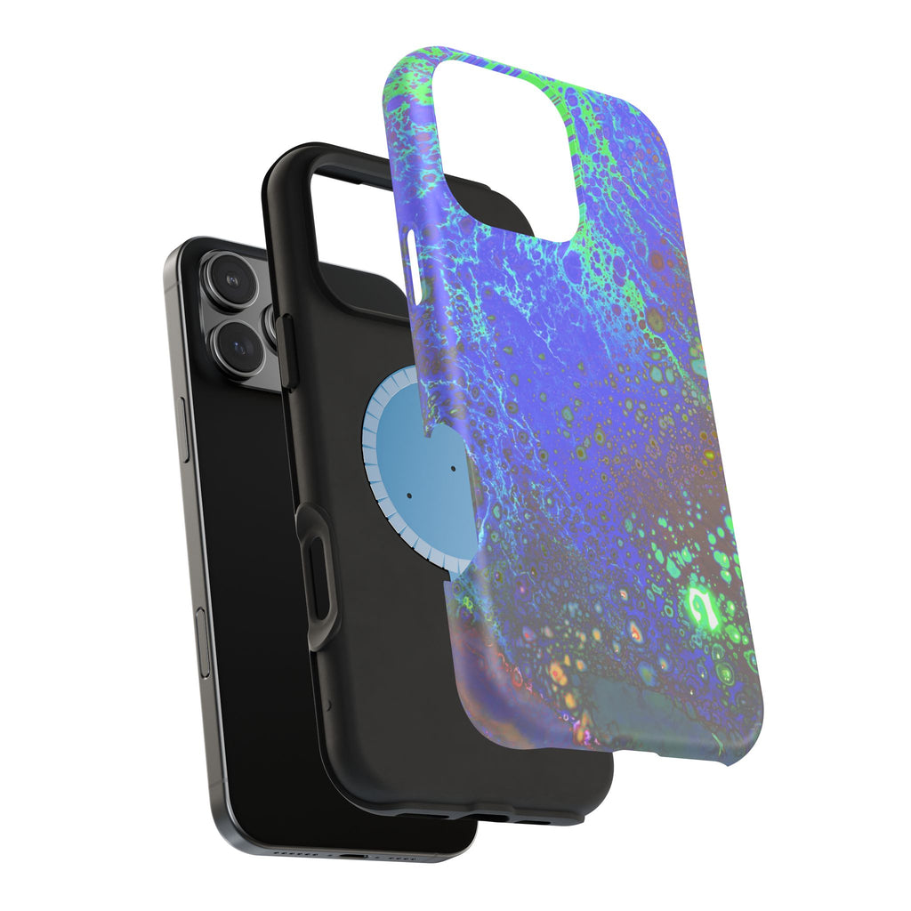 Phantom Core MagSafe iPhone Case – Abstract Art Design, Shockproof for iPhone 14–17 Pro & Pro Max