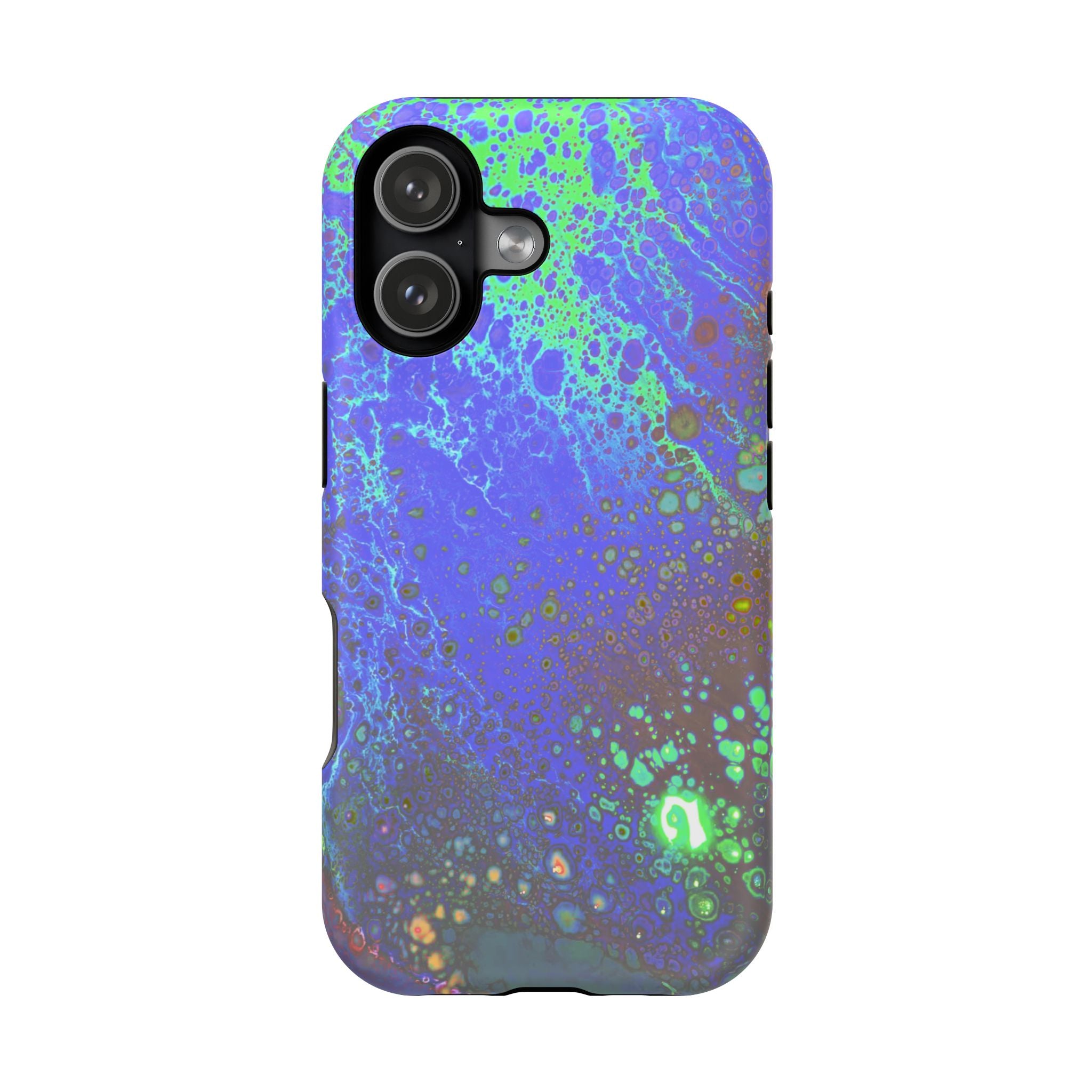 Phantom Core MagSafe iPhone Case – Abstract Art Design, Shockproof for iPhone 14–17 Pro & Pro Max