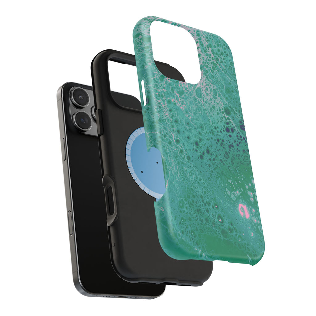 Liquid Harmony MagSafe iPhone Case – Abstract Art Design, Shockproof for iPhone 14–17 Pro & Pro Max