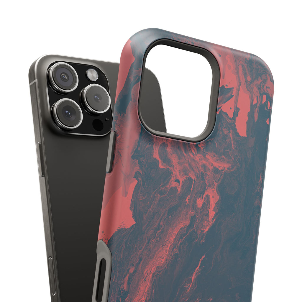 Eclipse Collapse X MagSafe iPhone Case – Abstract Art Design, Shockproof for iPhone 14–17 Pro & Pro Max