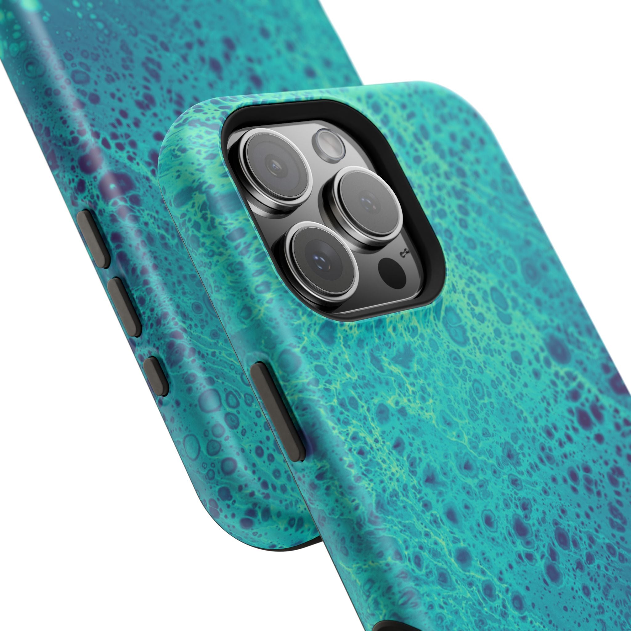 Deepwave Collapse MagSafe iPhone Case – Abstract Art Design, Shockproof for iPhone 14–17 Pro & Pro Max