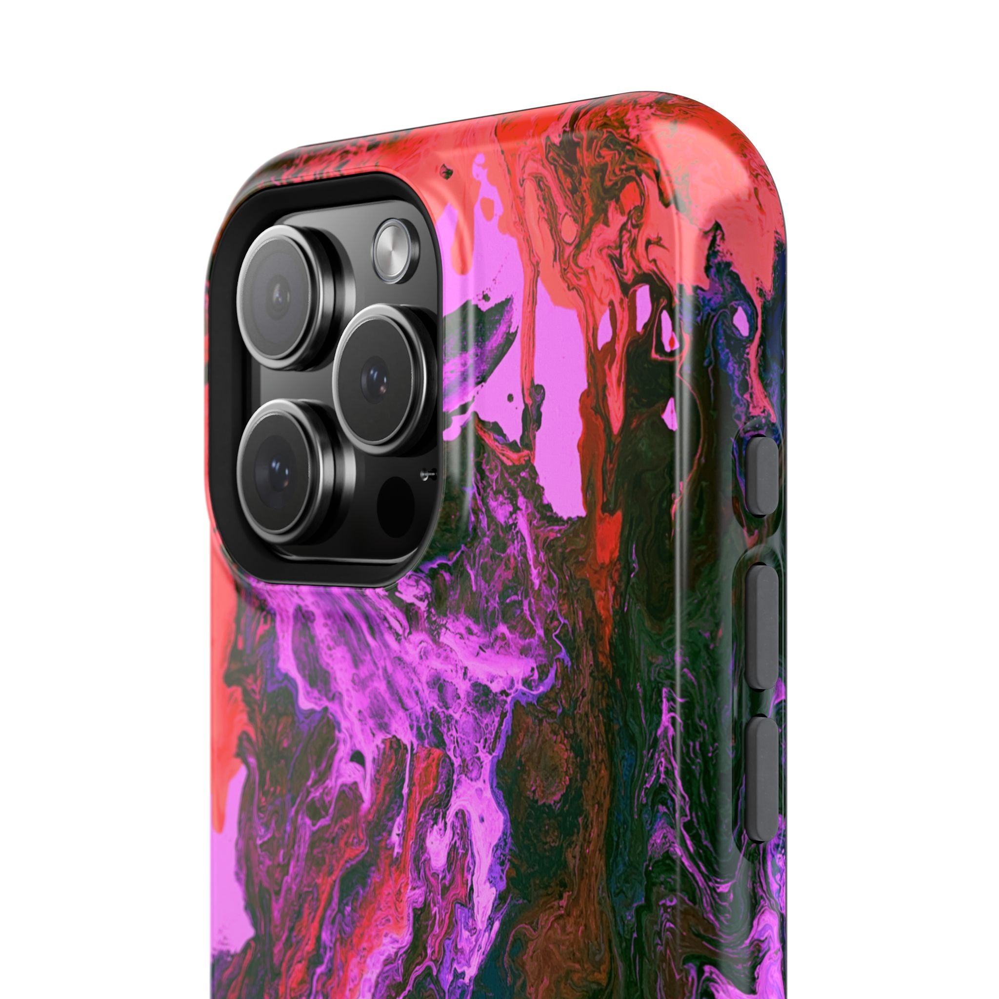 Petal Overdrive X MagSafe iPhone Case – Abstract Art Design, Shockproof for iPhone 14–17 Pro & Pro Max