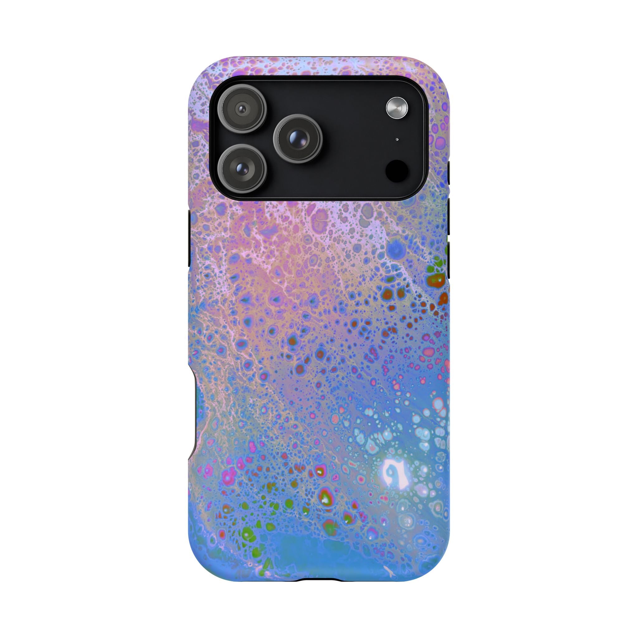 Frozen Vein MagSafe iPhone Case – Abstract Art Design, Shockproof for iPhone 14–17 Pro & Pro Max